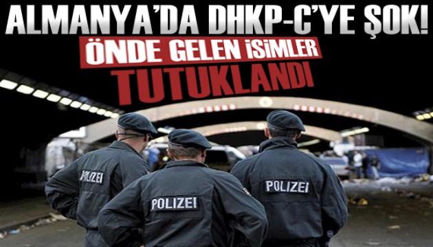 Almanya'da DHKP-C'ye darbe!